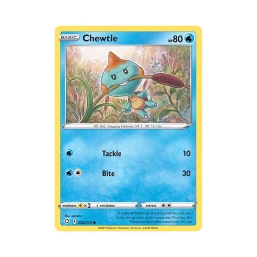 Pokemon TCG Chewtle C Shining Fates (English Ver.)