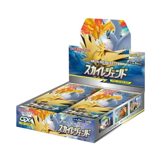 포켓몬 TCG 썬&문 강화 확장팩 스카이레전드 박스 (일어판) 카드 이미지