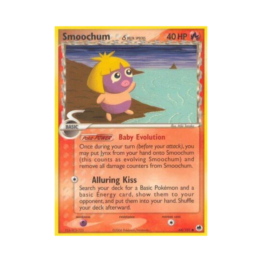 포켓몬 TCG 뽀뽀라 C EX 드래곤 프론티어스 (영문판)