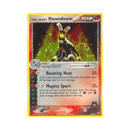 포켓몬 TCG 마그마단의 헬가 RH EX 마그마단 vs 아쿠아단 (영문판)