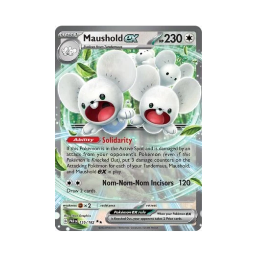 포켓몬 TCG 파밀리쥐 ex DR 파라독스 리프트 (영문판)