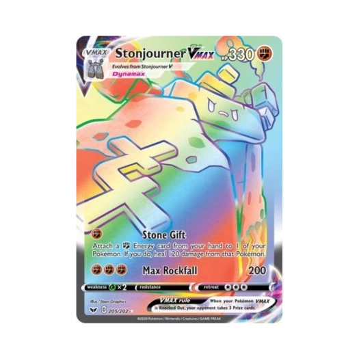 포켓몬 TCG 돌헨진 VMAX RR 소드 & 실드 (영문판)