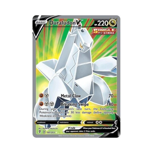 포켓몬 TCG 두랄루돈 V RU 이볼빙 스카이즈 (영문판)