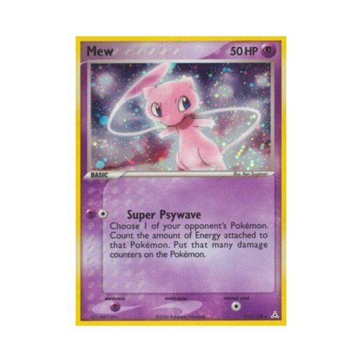 포켓몬 TCG 뮤 RS EX 홀론 팬텀 (영문판)