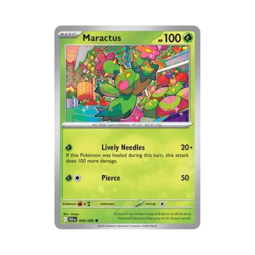 Pokemon TCG Maractus C Black Bolt (English Ver.)