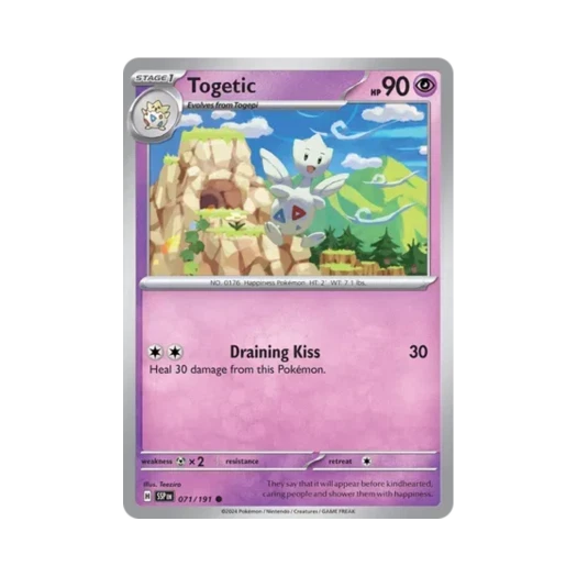 Pokemon TCG Togetic C Surging Sparks (English Ver.)
