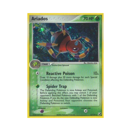 포켓몬 TCG 아리아도스 RH EX 언씬 포시스 (영문판)