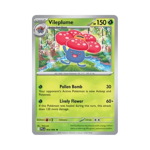 Pokemon TCG Vileplume R Phantasmal Flames (English Ver.)