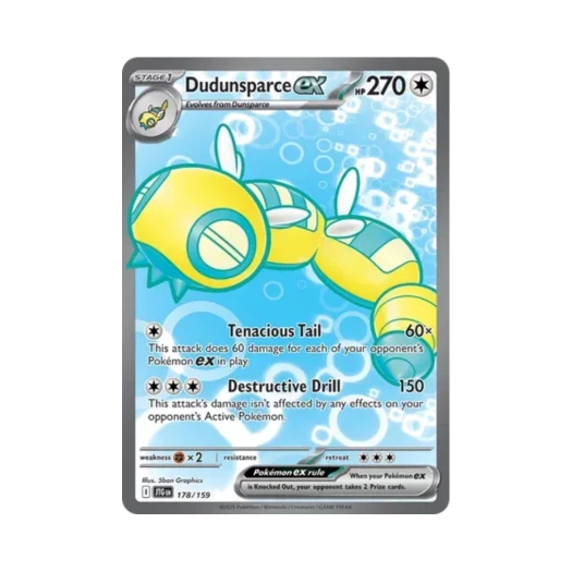 Pokemon TCG Dudunsparce ex UR Journey Together (English Ver.)