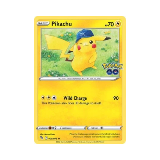 포켓몬 TCG 피카츄 RH 포켓몬 고 (영문판) 카드 이미지