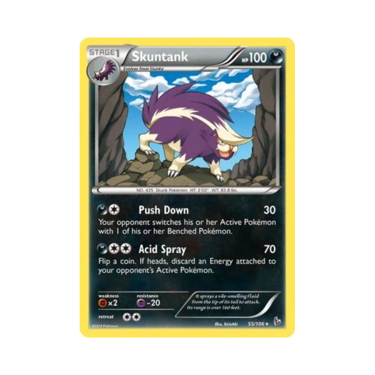 포켓몬 TCG 스컹탱크 R 플래시파이어 (영문판)
