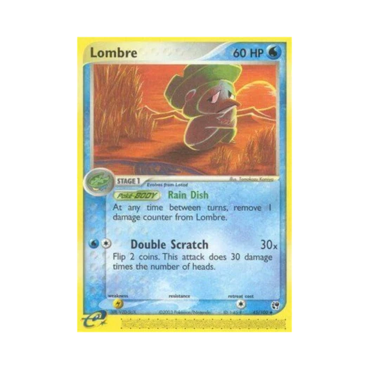 포켓몬 TCG 로토스 U EX 샌드스톰 (영문판)