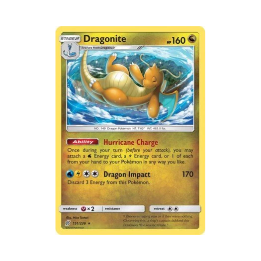 포켓몬 TCG 망나뇽 R 유니파이드 마인즈 (영문판)