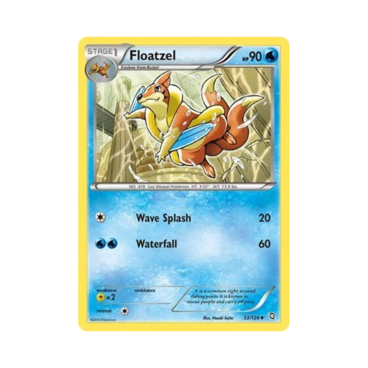Pokemon TCG Floatzel U Dragons Exalted (English Ver.)