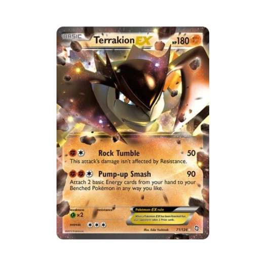 포켓몬 TCG 테라키온 ex RHE 드래곤즈 엑잘티드 (영문판)