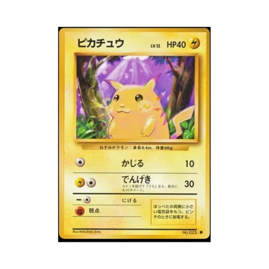 포켓몬 TCG 피카츄 올드 백 1996 확장 팩 (일어판)