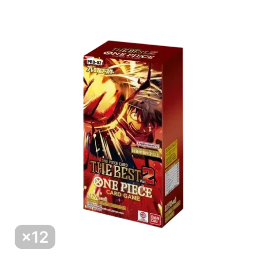 원피스 TCG PRB-02 프리미엄 부스터 팩 원피스 카드 더 베스트 Vol.2 12 박스 (120팩/일어판) 카드 이미지
