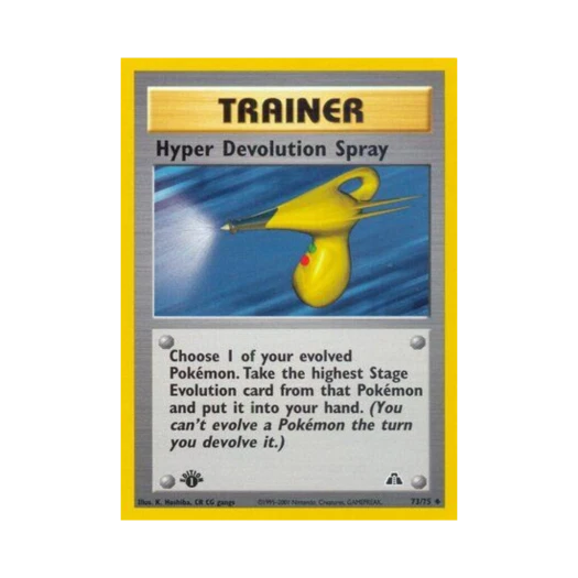 포켓몬 TCG 하이퍼 디벨루션 스프레이 U 네오 디스커버리 (영문판)