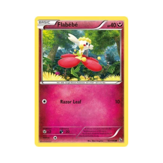 Pokemon TCG Flabebe C Flashfire (English Ver.)