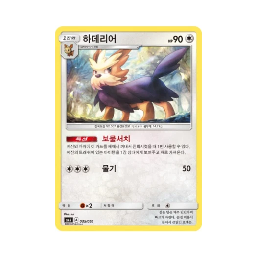 포켓몬 TCG 하데리어 썬&문 스타터 세트 3종 (한글판)