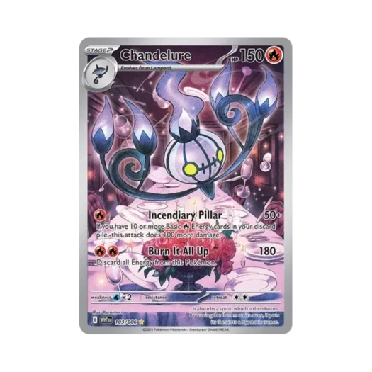 Pokemon TCG Chandelure IR White Flare (English Ver.)
