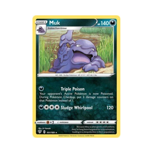 포켓몬 TCG 질뻐기 R 다크니스 어블레이즈 (영문판)