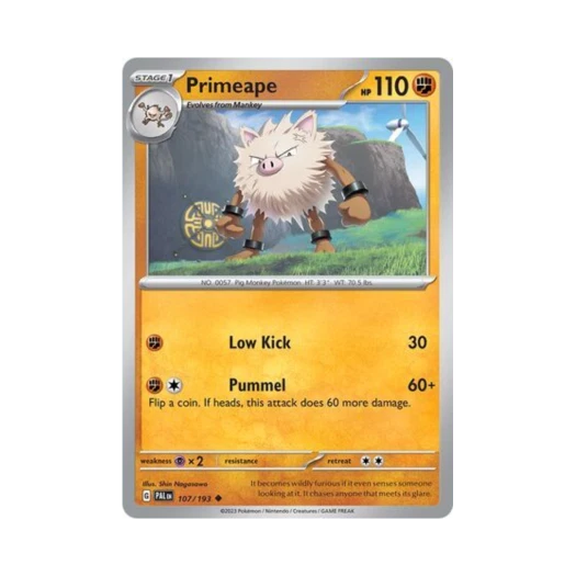 포켓몬 TCG 성원숭 U 팔데아 이볼브드 (영문판) 카드 이미지