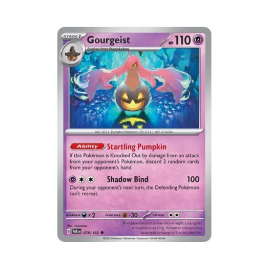 Pokemon TCG Gourgeist U Paradox Rift (English Ver.)