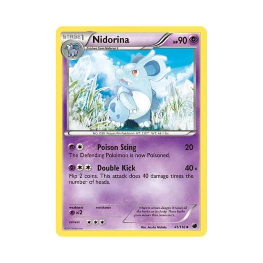 포켓몬 TCG 니드리나 U 플라스마 프리즈 (영문판)