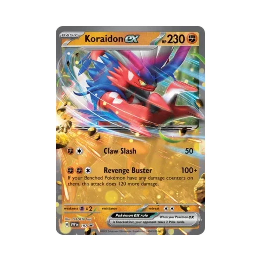 포켓몬 TCG 코라이돈 ex P 스칼렛 & 바이올렛 프로모 카드 (영문판)
