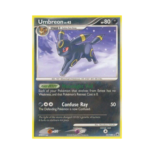 Pokemon TCG Umbreon R Majestic Dawn (English Ver.)