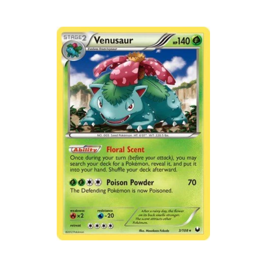 포켓몬 TCG 이상해꽃 RH 다크 익스플로러스 (영문판)