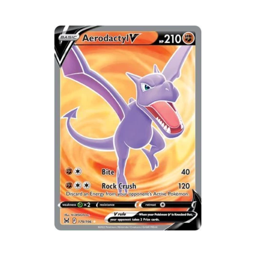 Pokemon TCG Aerodactyl V RU Lost Origin (English Ver.)