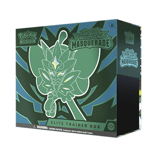 포켓몬 TCG 스칼렛 & 바이올렛 변환의 가면 포켓몬 센터 엘리트 트레이너 박스 (영문판)