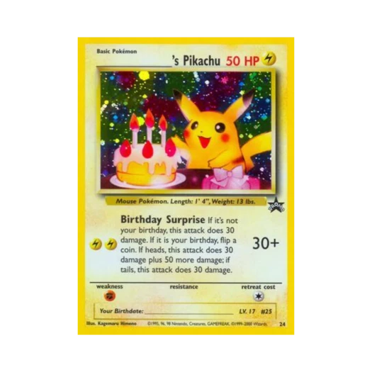 Pokemon TCG _'s Pikachu P Wizards of the Coast Promos (English Ver.)