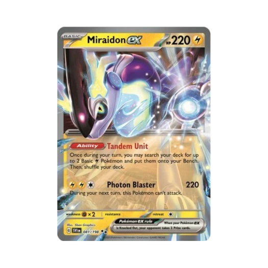 포켓몬 TCG 미라이돈 ex DR 스칼렛 & 바이올렛 (영문판)