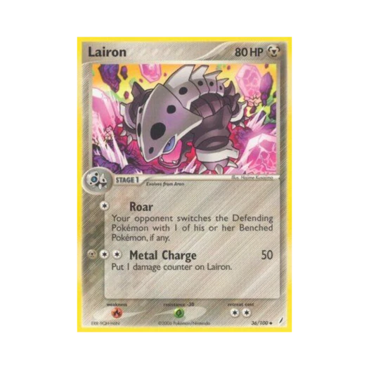 Pokemon TCG Lairon U EX Crystal Guardians (English Ver.)