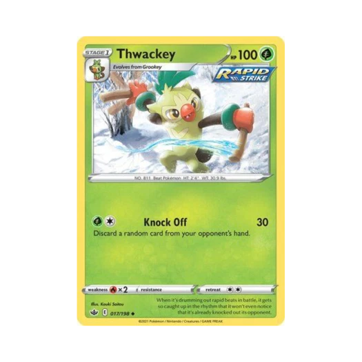 포켓몬 TCG 채키몽 U 칠링 레인 (영문판)