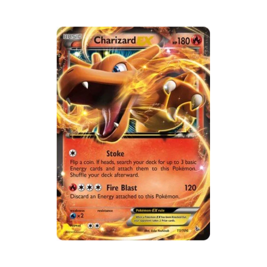 Pokemon TCG Charizard EX RHE Flashfire (English Ver.)