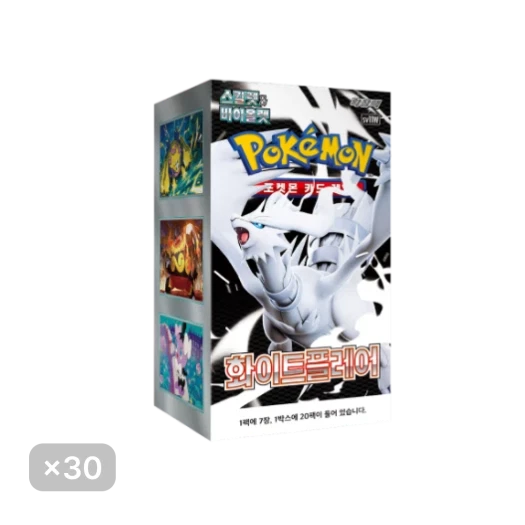 포켓몬 TCG 스칼렛 & 바이올렛 확장팩 화이트플레어 30박스 (총 600팩/한글판) 카드 이미지