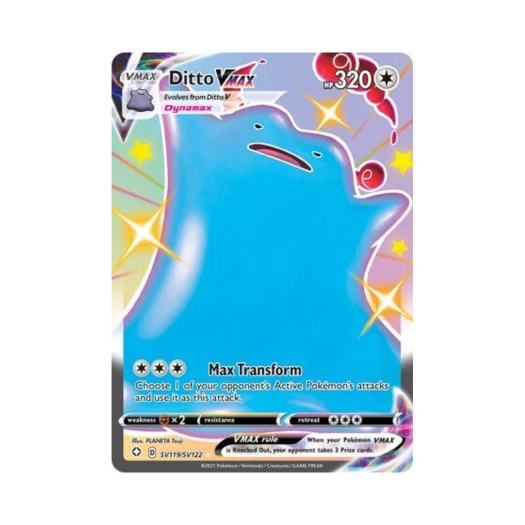 포켓몬 TCG 메타몽 VMAX SRV 샤이닝 페이츠 (영문판) 카드 이미지