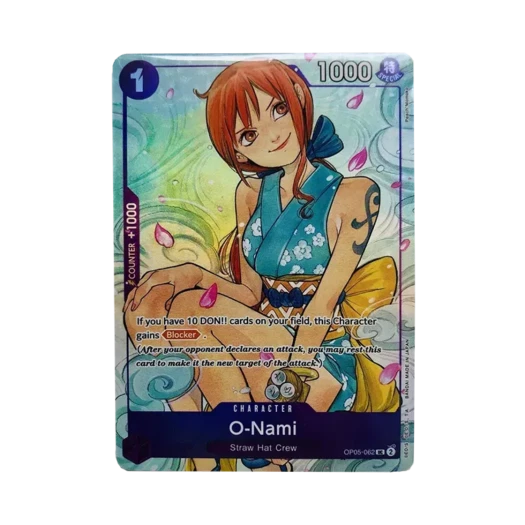 원피스 TCG 오나미 UC OP05-062 프로모션 카드 일러스트레이션 박스 Vol.2 (영문판) 상품 이미지