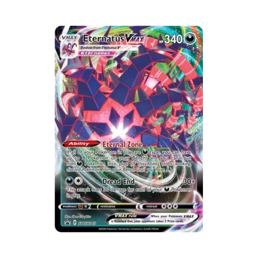 포켓몬 TCG 무한다이노 VMAX 점보 P 소드 & 실드 프로모카드 (영문판)