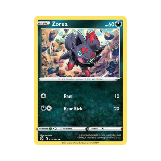 포켓몬 TCG 조로아 C 퓨전 스트라이크 (영문판)