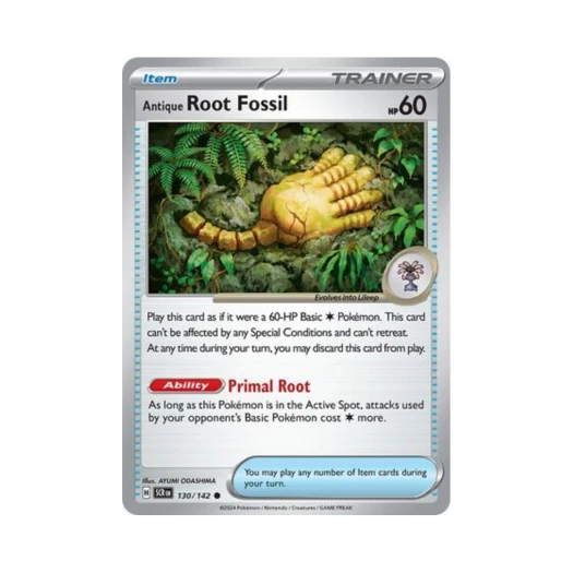 포켓몬 TCG 오래된 뿌리화석 C 스텔라 크라운 (영문판)