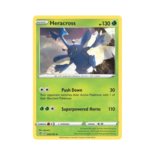 포켓몬 TCG 헤라크로스 U 레벌 크래시 (영문판)