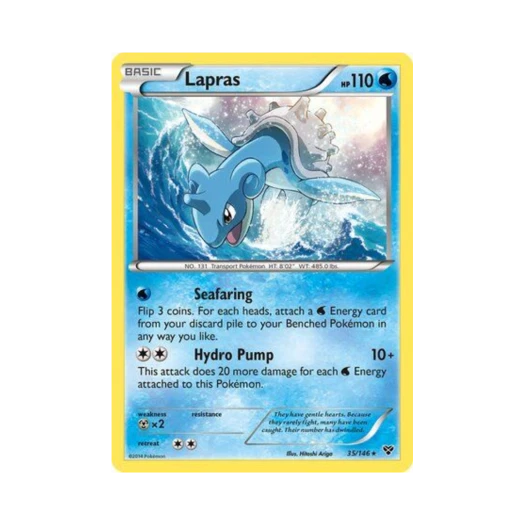 포켓몬 TCG 라프라스 RH XY (영문판)