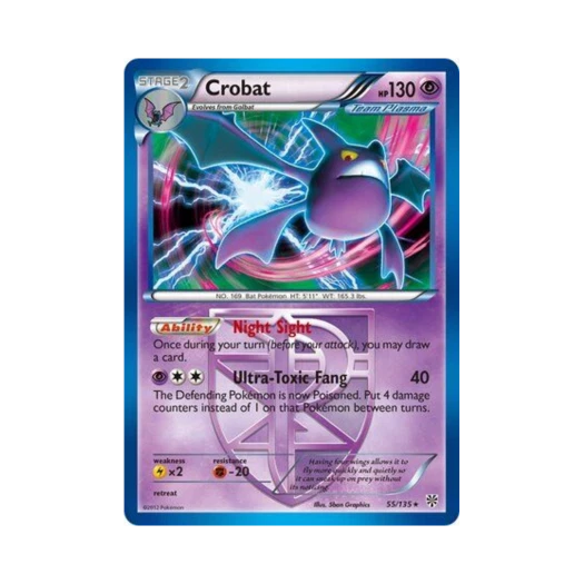 포켓몬 TCG 크로뱃 RH 플라스마 스톰 (영문판)