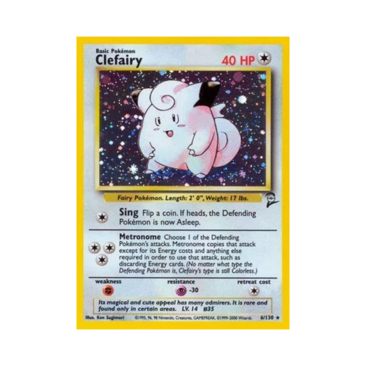 Pokemon TCG Clefairy Base Set 2 (English Ver.)
