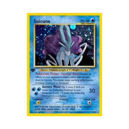 포켓몬 TCG 스이쿤 RH 네오 레버레이션 (영문판)